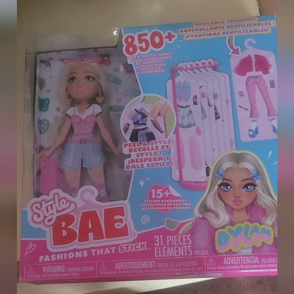 Style BAE Dylan Fashion Doll Outfit Set - Pink, Blue